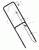 Murray 22406A - 22" Walk-Behind Mower (1998) Ersatzteile Handle Assembly