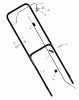 Murray 224110x31A - Scotts 22" Walk-Behind Mower (2003) (Home Depot) Spareparts Handle Assembly
