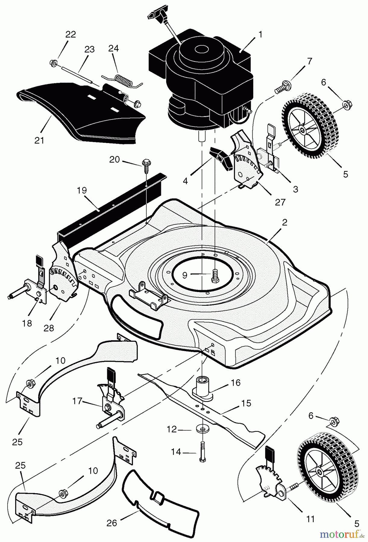 Murray Rasenmäher 224110x92B - B&S/Murray 22