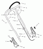 Murray 22436x8A - Scotts 22" Walk-Behind Mower (1998) (Home Depot) Listas de piezas de repuesto y dibujos Handle Assembly