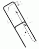 Murray 225111x71A - B&S/ 22" Walk-Behind Mower (2001) (Quality Stores) Ersatzteile Handle Assembly