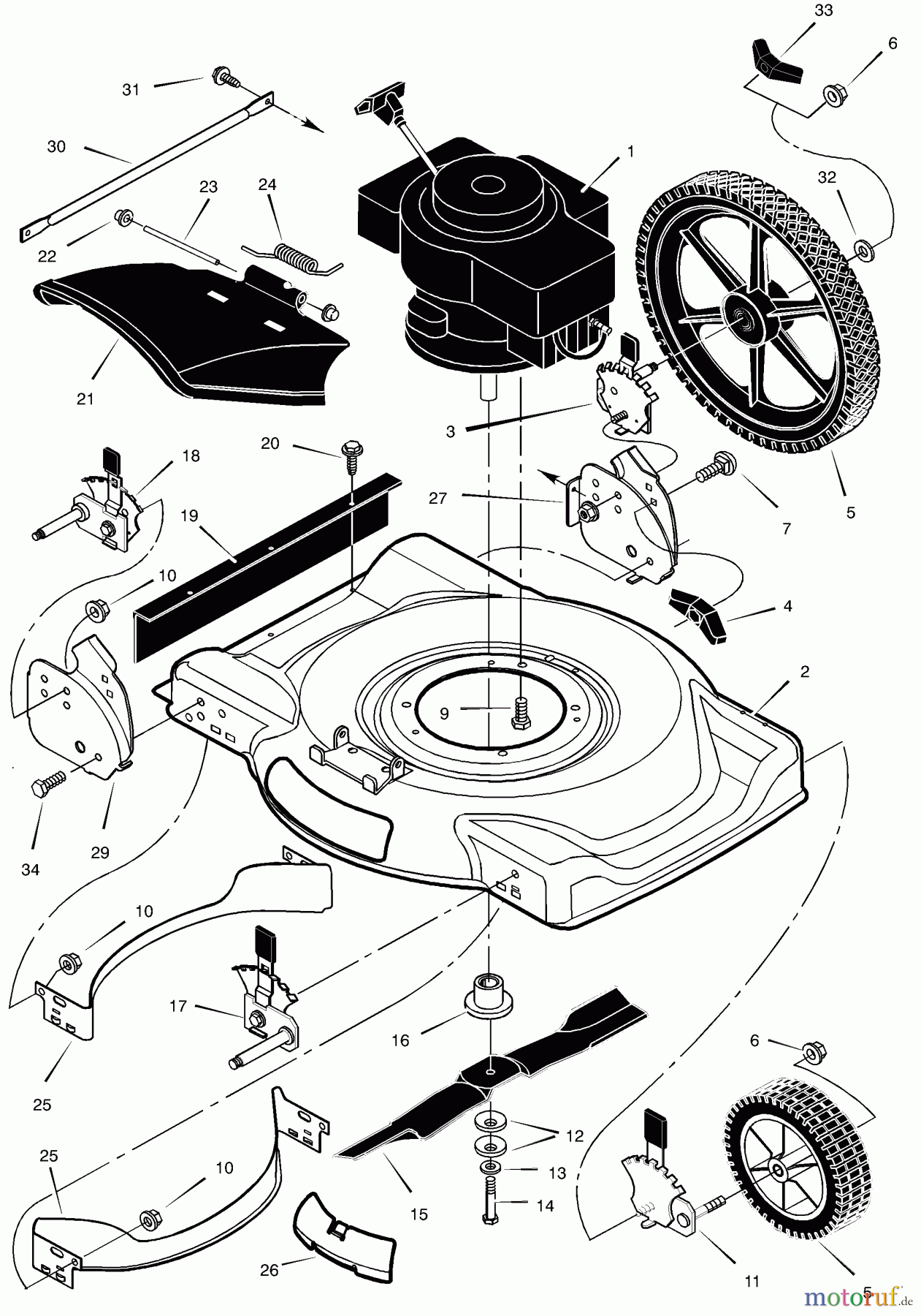  Murray Rasenmäher 225112x92A - B&S/Murray 22