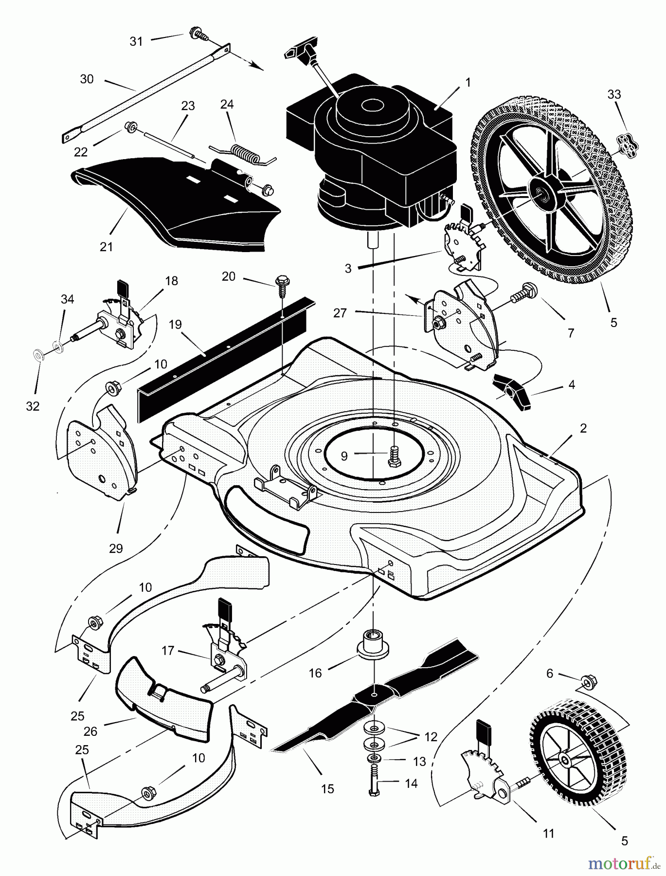  Murray Rasenmäher 225130x00B - Murray 22