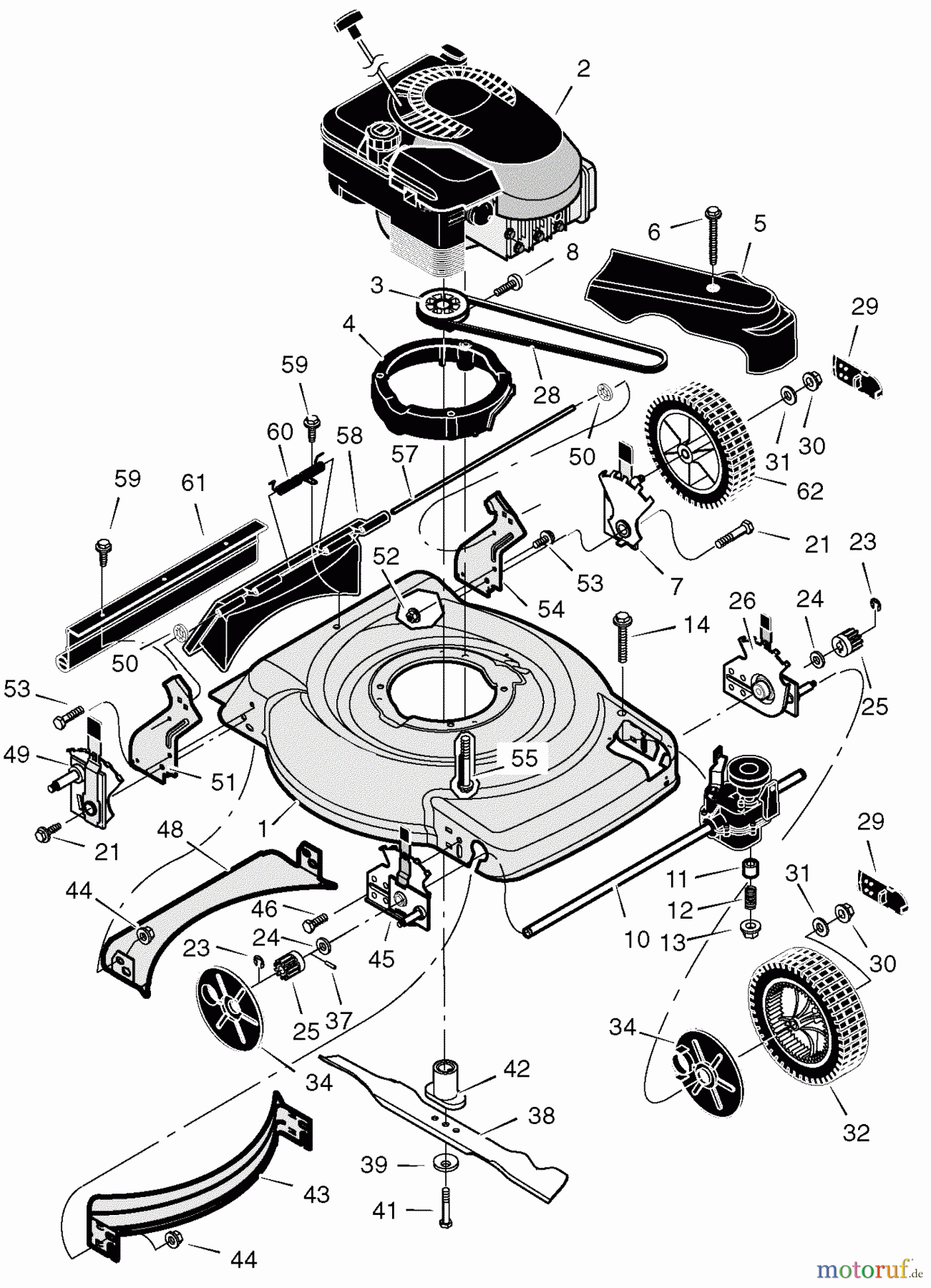  Murray Rasenmäher 228511x24B - B&S/Murray 22