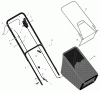Murray 228511x31A - Scotts 22" Walk-Behind Mower (2002) (Home Depot) Ersatzteile Handle And Bag Assembly