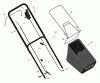 Murray 228530x7A - Scotts 22" Walk-Behind Mower (2001) (Home Depot) Ersatzteile Handle & Bag Assembly