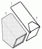 Murray 22855x6A - Ultra 22" Walk-Behind Mower (1996) Listas de piezas de repuesto y dibujos Bag Assembly