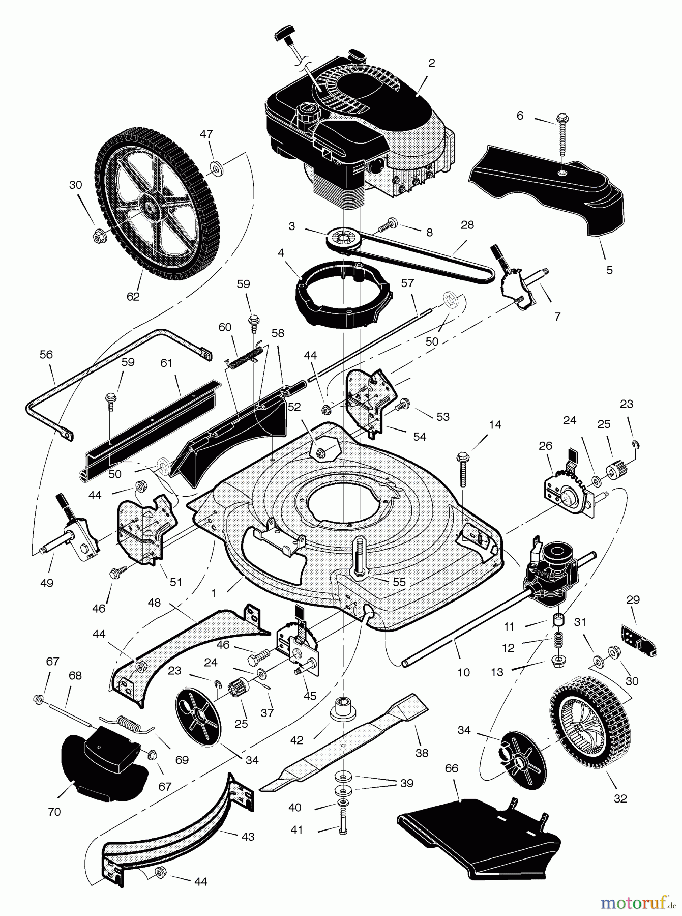  Murray Rasenmäher 229610x24A - B&S/Murray 22