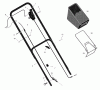 Murray 229610x8A - Scotts 22" Walk-Behind Mower (2002) (Home Depot) Ersatzteile Handle And Bag Assembly