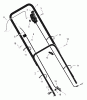 Murray 22965x8A - Scotts 22" Walk-Behind Mower (2000) (Home Depot) Spareparts Handle Assembly