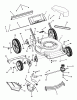 Murray BTP22675HW (7800477) - Brute 22" Walk-Behind Mower (2009) Spareparts Wheels & Covers Group