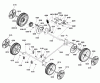 Murray BTXPV22700E (7800822) - Brute 22" Walk-Behind Mower (2011) Listas de piezas de repuesto y dibujos Wheels Group (7501792)