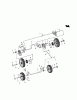 Murray JS25 (7800196) - John Deere 21" Walk-Behind Mower (2009) Pièces détachées Wheels and Axles