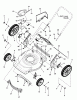 Murray M2265HW (7800454) - 22" Walk-Behind Mower (2010) Listas de piezas de repuesto y dibujos Deck Assembly (Push, Hi-Wheel)