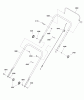 Murray MD2250FC (7800889) - 22" Walk-Behind Mower (2012) Pièces détachées Handles Assembly (7502017)