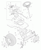 Murray 38710x99A - B&S/ 38" Lawn Tractor (2000) (AAFES) Listas de piezas de repuesto y dibujos Steering