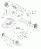 Murray MXUA19675 (881224) - 19" Walk-Behind Mower (2011) Listas de piezas de repuesto y dibujos Drive Group