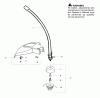 Poulan / Weed Eater PP446T - Poulan Pro Pole Pruner Listas de piezas de repuesto y dibujos Trimmer Attachment & Shield Assembly