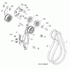 Poulan / Weed Eater 961980057 (96198005704) - Poulan Pro Snow Thrower (2013-08) Listas de piezas de repuesto y dibujos CHASSIS ENGINE PULLEYS #1