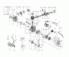 Poulan / Weed Eater BC24W - Weed Eater String Trimmer Ersatzteile Internal Assembly