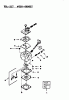 Poulan / Weed Eater PP111 - Poulan Pro String Trimmer Ersatzteile CARBURETOR WA-217