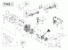 Poulan / Weed Eater XT200 (Type 1) - Weed Eater String Trimmer Ersatzteile Engine Assembly Type 1