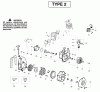 Poulan / Weed Eater SM400 (Type 2) - Poulan Pro Blower Ersatzteile Engine Type 2