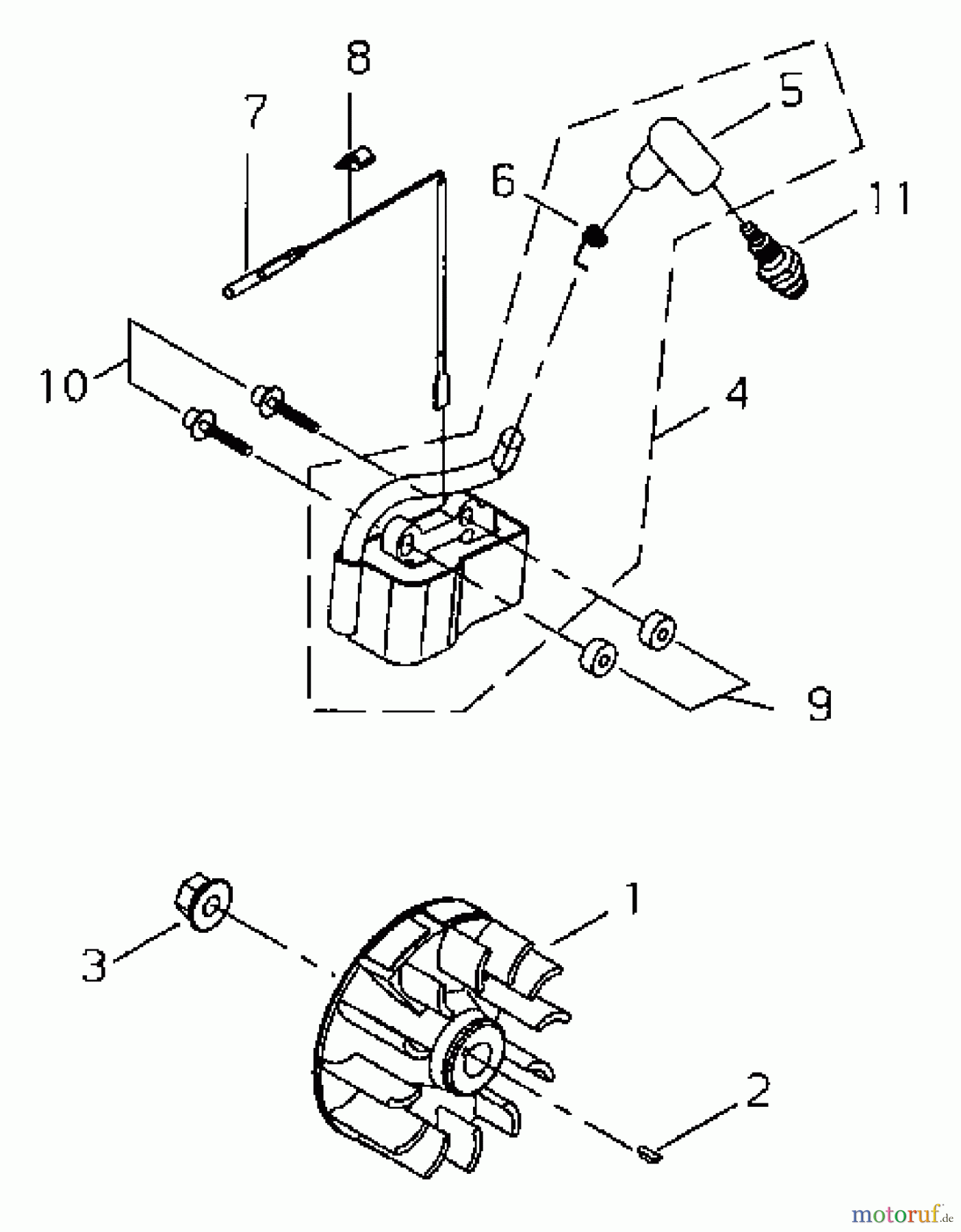  Shindaiwa Heckenscheren AHS2510 - Shindaiwa Articulating Hedge Trimmer Flywheel, Ignition