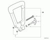 Shindaiwa PS344 - Power Broom, S/N: T15411001001 - T15411999999 Pièces détachées Front Handle