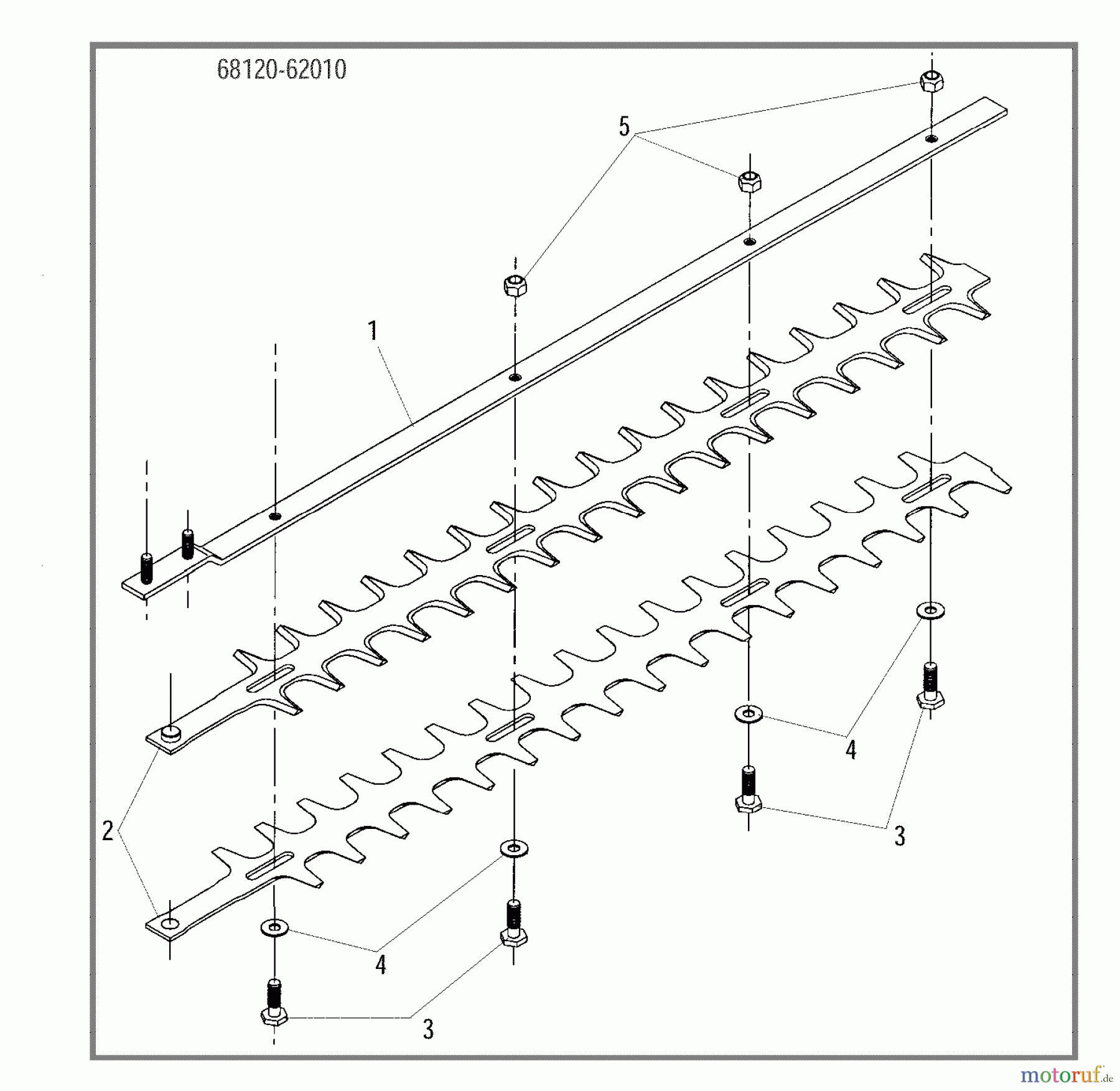  Shindaiwa Heckenscheren 22DH - Shindaiwa Hedge Trimmer, Dual-Sided Cutting Assembly