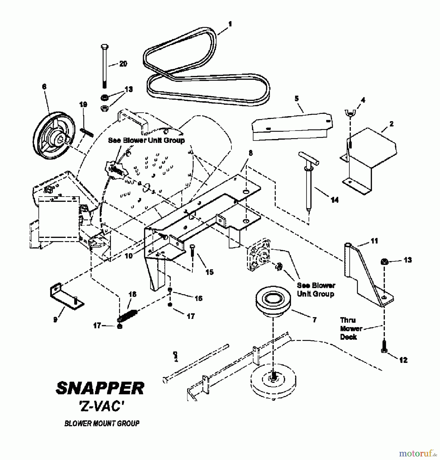 Snapper Zubehör. Rasenmäher 7600026 - Snapper Large Clamshell Grass Catcher, 48