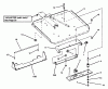 Snapper ZF6100M - 61" Out Front Mower Deck, Series 0 Listas de piezas de repuesto y dibujos Seat Support Assembly