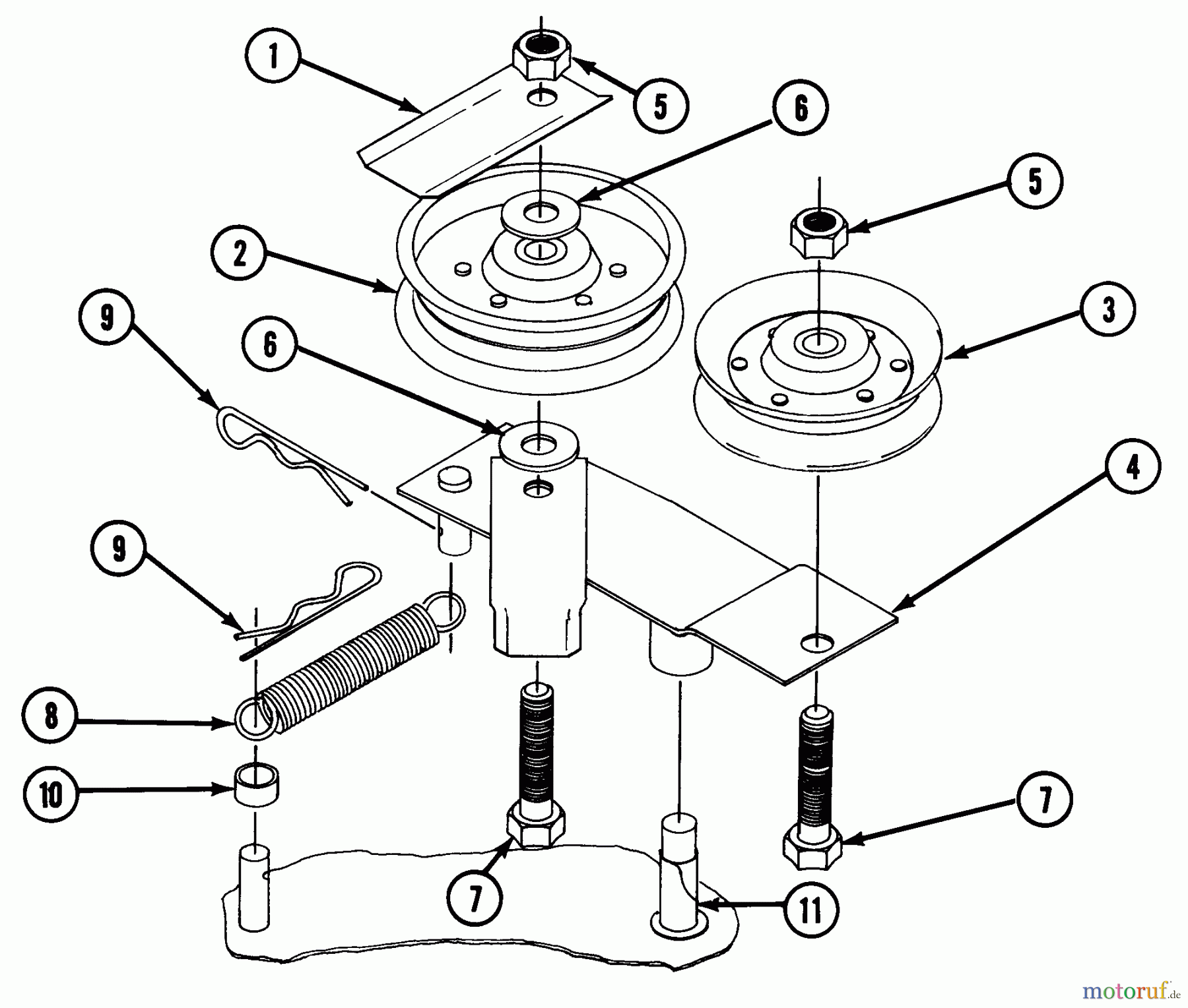  Snapper Nullwendekreismäher, Zero-Turn Z2001K (82140) - Snapper 20 HP Zero-Turn Mower, Chain Drive, ZTR Series 1 Double Idler Assembly