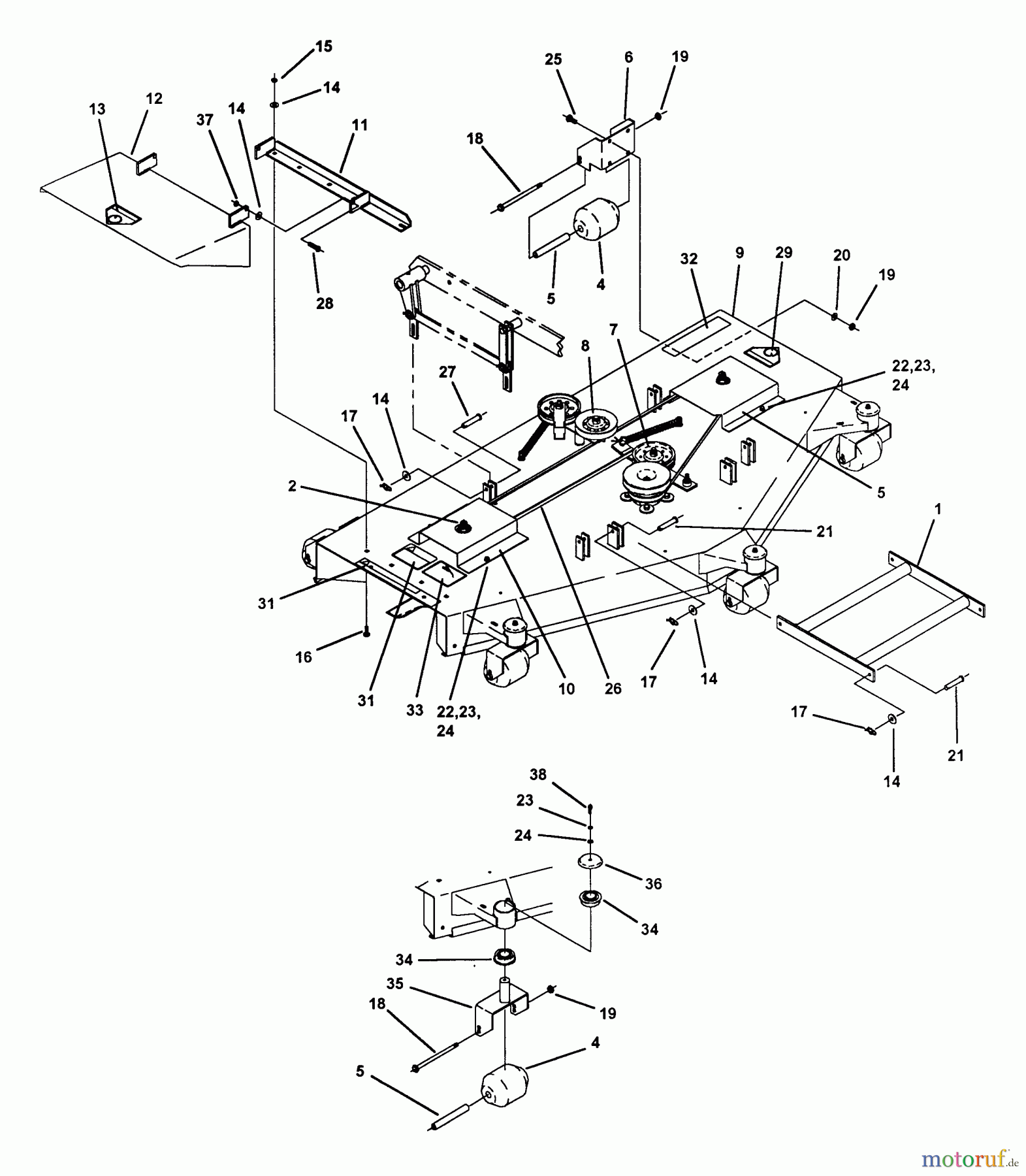  Snapper Mähdecks Z6004M - Snapper 60