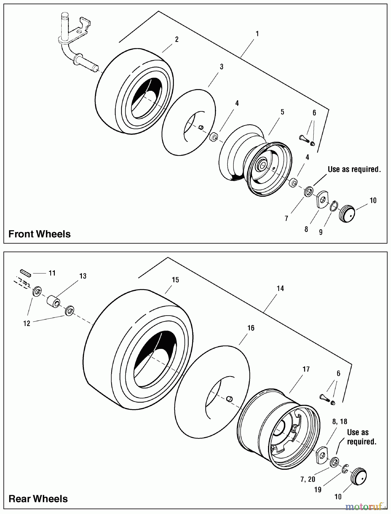  Snapper Rasen- und Gartentraktoren LT1644 (2690117) - Snapper 44