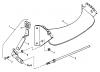 Snapper R21501 - 21" Walk-Behind Mower, 5 HP, Steel Deck, Recycling, Series 1 Ersatzteile Front Wheel Bracket