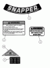 Snapper CP215017KWV (85690) - 21" Walk-Behind Mower, 5 HP, Steel Deck, Series 17 Listas de piezas de repuesto y dibujos DECALS PT. 2