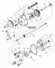 Snapper CP21550KWV (82369) - 21" Walk-Behind Mower, 5.5 HP, Steel Deck, Series 0 Listas de piezas de repuesto y dibujos Transmission (Differential)