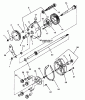 Snapper MCRP215014KWV (84323) - 21" Walk-Behind Mower, 5 HP, Commercial M Series 14 Listas de piezas de repuesto y dibujos Transmission (Differential)