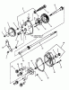 Snapper MRP216017B (84685) - 21" Walk-Behind Mower, 6 HP, Steel Deck, MR Series 17 Listas de piezas de repuesto y dibujos TRANSMISSION (DIFFERENTIAL)