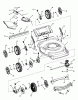 Snapper SP22675 (7800605) - 22" Walk-Behind Mower, 6.75 HP, 3N1 Listas de piezas de repuesto y dibujos Deck Assemby (Self-Propelled)