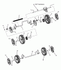 Snapper NSPVH21675 (7800449) - 21" Walk-Behind Mower, 6.75 HP, Rear Discharge, California Spareparts Front & Rear Wheels