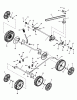 Snapper NSPXV2270 (7800756) - 22" Walk-Behind Mower, 7.0 HP, 3N1 Self-Propelled, California Listas de piezas de repuesto y dibujos Transmission & Wheels Group