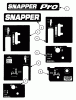 Snapper SPLH140KWE (84276) - Wide-Area Walk-Behind Mower, 14 HP, Hydro Drive, Loop Handle, Series 0 Pièces détachées Decals (Part 2)