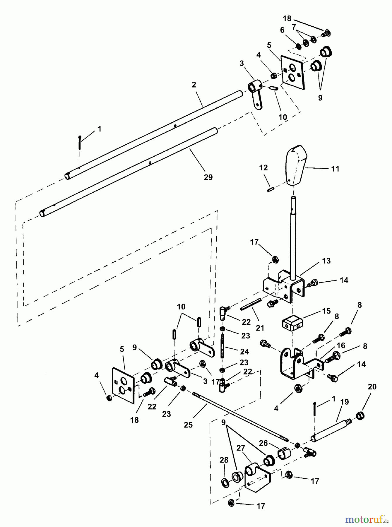  Snapper Nullwendekreismäher, Zero-Turn ZM2200KH (82473) - Snapper 22 HP Zero-Turn Mower, Kohler, Mid Mount, Z-Rider Series 0 Joystick Control Assembly