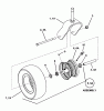 Snapper NZM19483KWV (7800020) - 48" Zero-Turn Mower, 19 HP, Kawasaki, Mid Mount, Z-Rider Commercial Lawn & Turf Series 3 Pièces détachées CASTER WHEEL ASSEMBLY