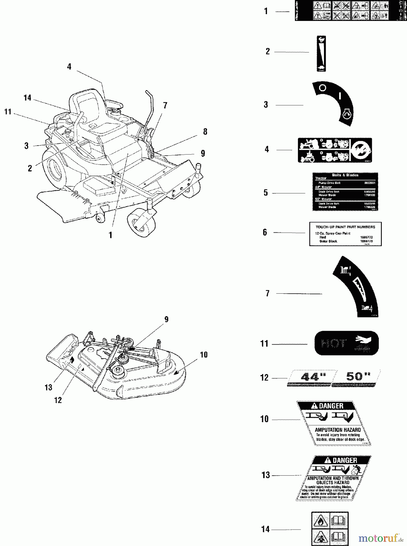  Snapper Nullwendekreismäher, Zero-Turn ZT18441KHC (5900608) - Snapper 44