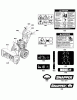 Snapper P2132E (1696179-01) - 32" Snowthrower, 21 HP, Large Frame Ersatzteile Decals Group