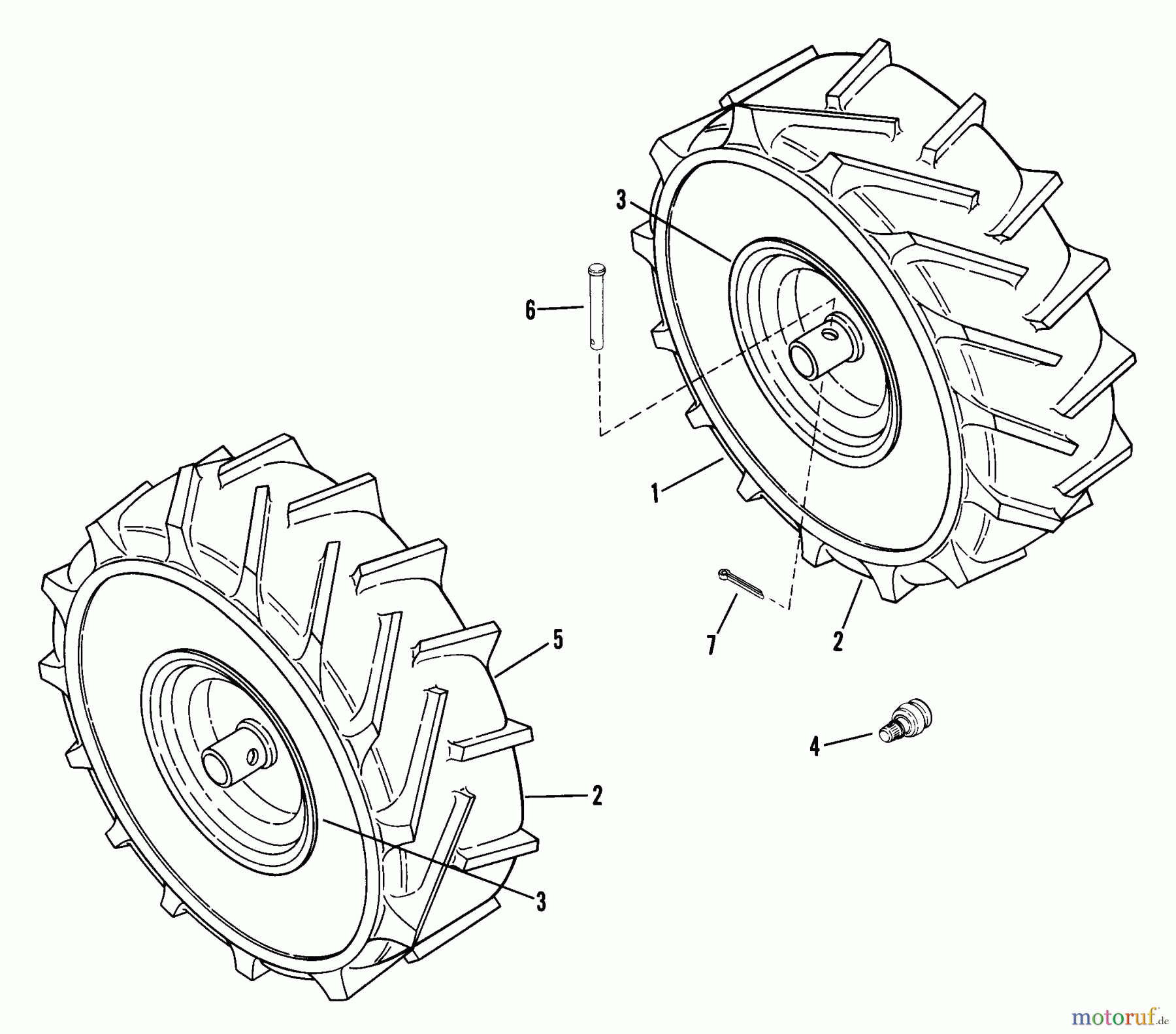  Snapper Motorhacken und Kultivierer IR4000 (85328) - Snapper Wheels, Tires, Rims