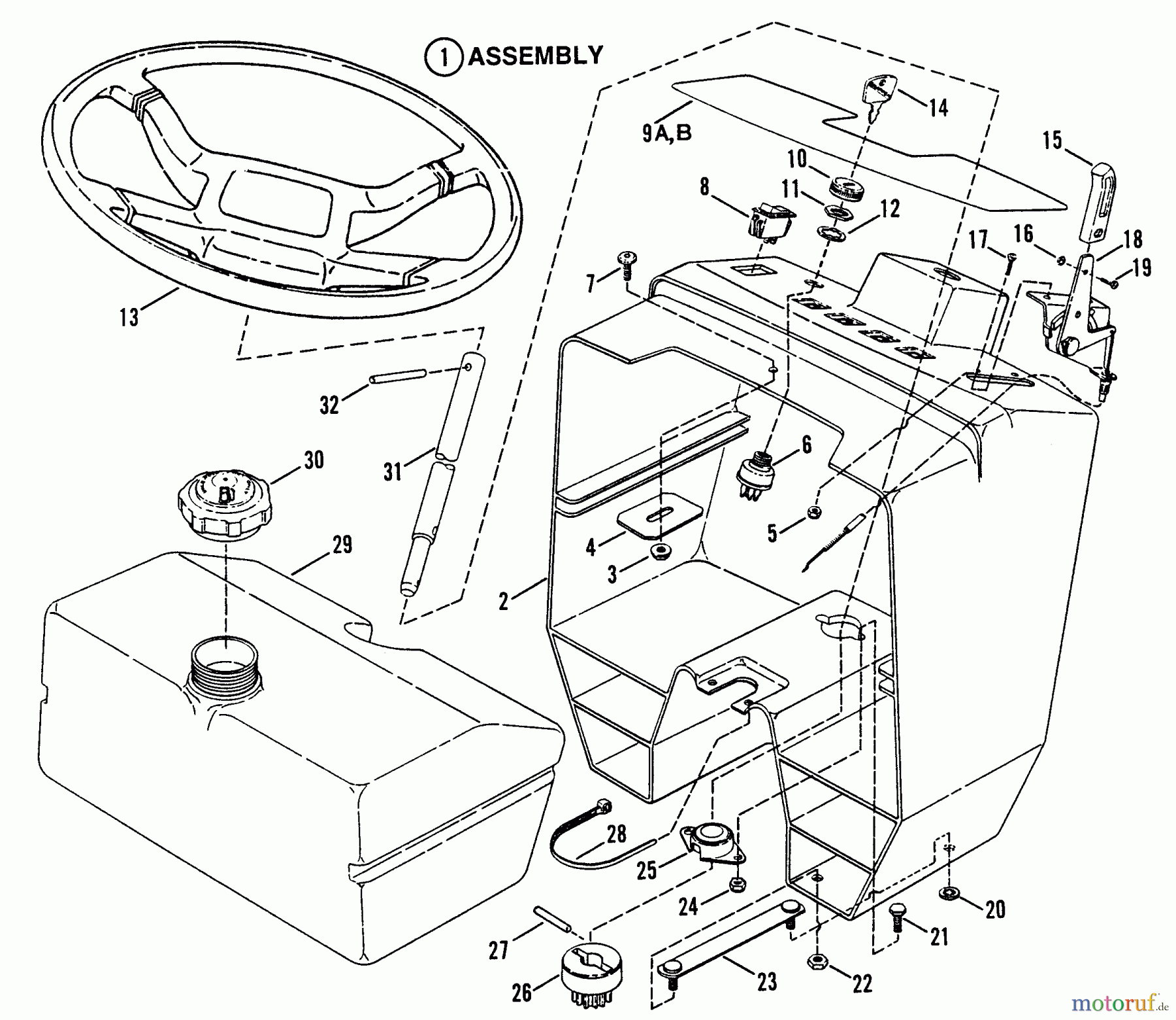  Snapper Zubehör. Rasenmäher 7060947 - Snapper Bag N-Wagon, 30 Bushel ELT140H33ABV (80562) 33